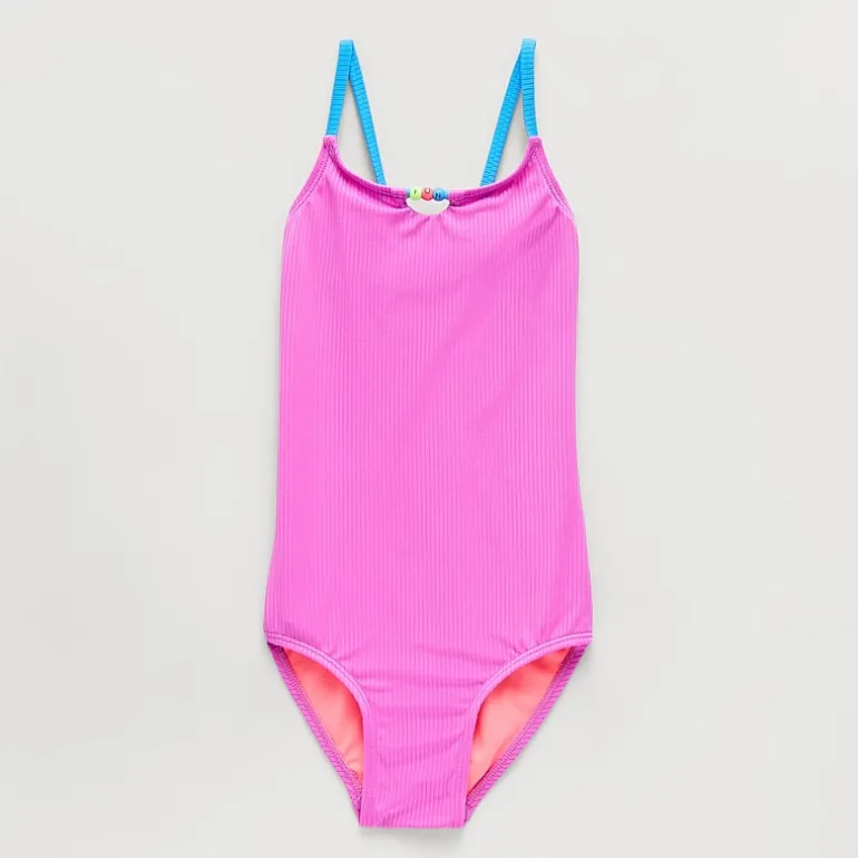 Thereabouts Little & Big Kid Girls Sleeveless One Piece Swimsuit