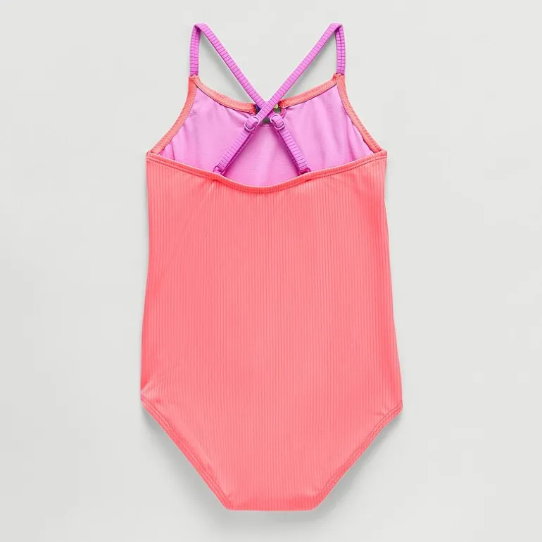 Thereabouts Little & Big Kid Girls Sleeveless One Piece Swimsuit