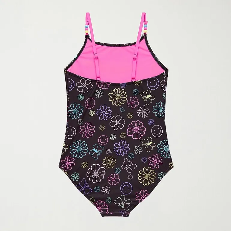 Thereabouts Little & Big Kid Girls Sleeveless One Piece Swimsuit