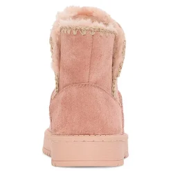 Thereabouts Little & Big Kid Girls Rose Faux Fur Lined Flat Heel Winter Boots
