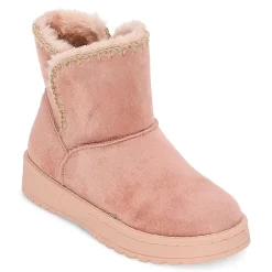 Thereabouts Little & Big Kid Girls Rose Faux Fur Lined Flat Heel Winter Boots