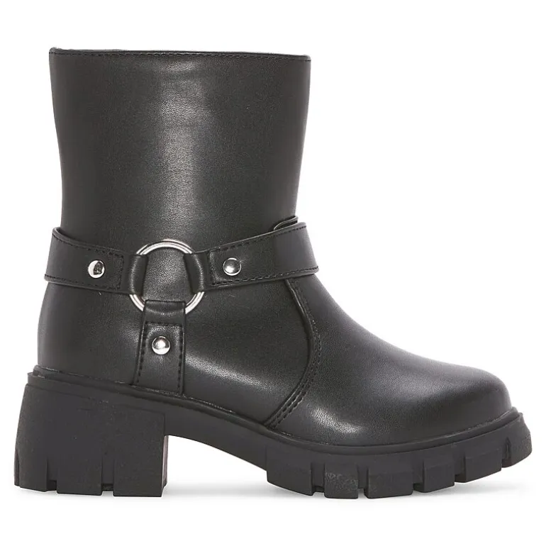 Thereabouts Little & Big Kid Girls Zuri Chunky Heel Motorcycle Boots