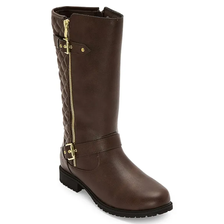 Thereabouts Little & Big Kid Girls Hailey Flat Heel Riding Boots