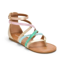 Thereabouts Little & Big Kid Girls Sabrina Strap Sandals