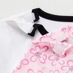 Thereabouts Little & Big Kid Girls Easy-on + Easy-off Crew Neck Short Sleeve Adaptive 2-pc. T-Shirt