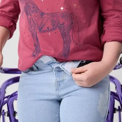 Thereabouts Little & Big Kid Girls Adaptive Flare Leg Jean