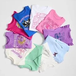 Thereabouts Little Girls Round Neck Short Sleeve T-Shirt
