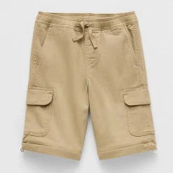 Thereabouts Loose Fit Zip Off Little & Big Kid Boys Straight Cargo Pant