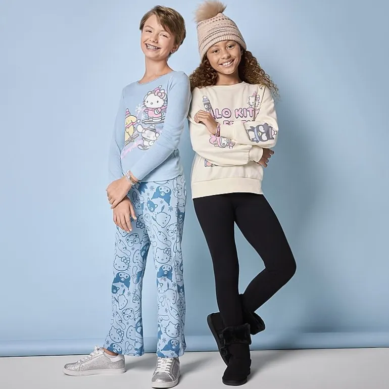 Thereabouts Solid Little & Big Kid Girls Knit Full Length Leggings