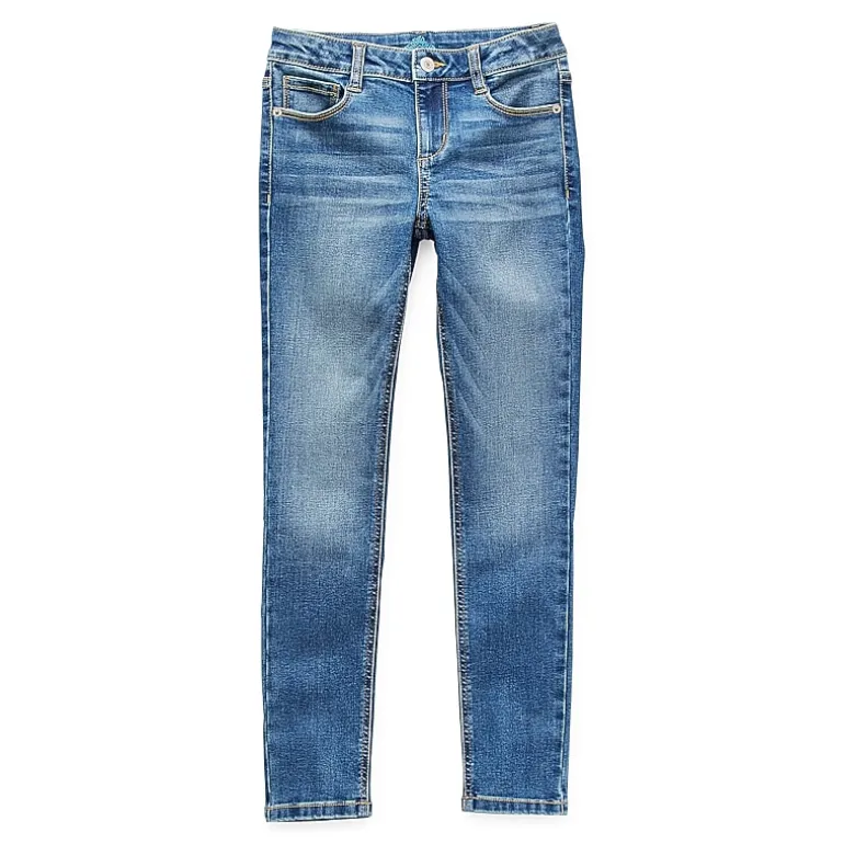 Thereabouts Superflex Little & Big Kid Girls Adjustable Waist Stretch Fabric Skinny Fit Denim Jean