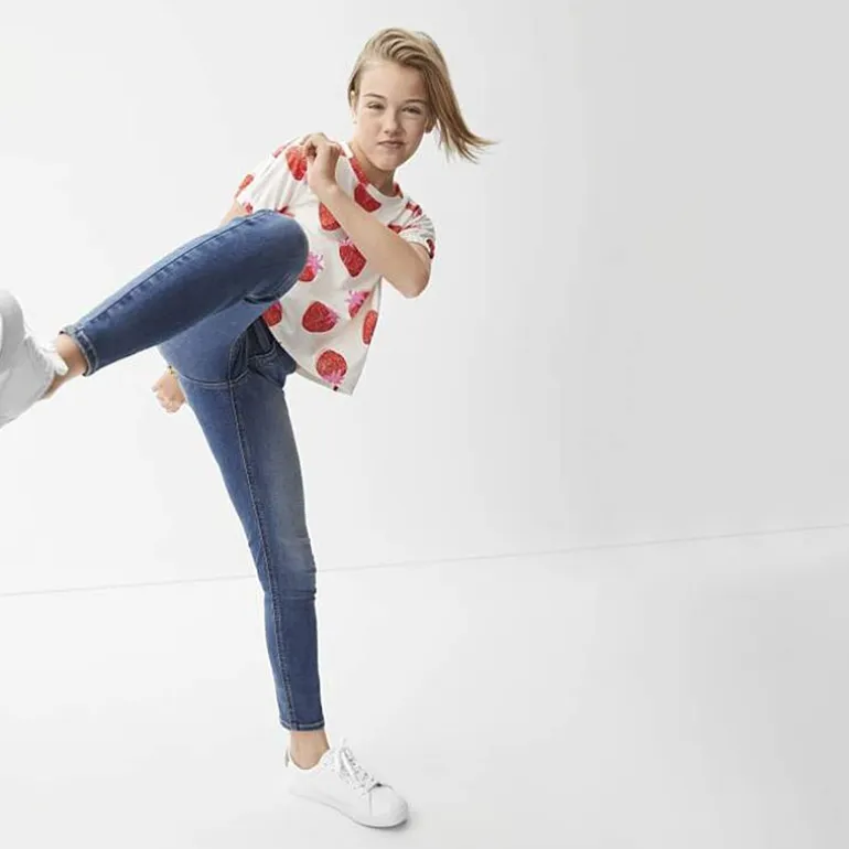 Thereabouts Superflex Little & Big Kid Girls Adjustable Waist Stretch Fabric Skinny Fit Denim Jean