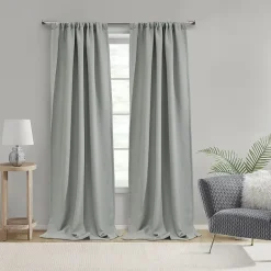 THERMALOGIC™ Birmingham Rod Pocket Back Tab Energy Saving Blackout Single Curtain Panel