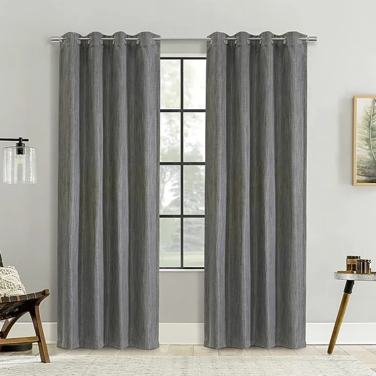 THERMALOGIC™ Bryson Grommet Top Energy Saving Blackout Single Curtain Panel