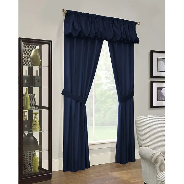 THERMALOGIC™ Prescott Thermalogic 5pc Rod Pocket Energy Saving Light-Filtering Set of 2 Curtain Panel