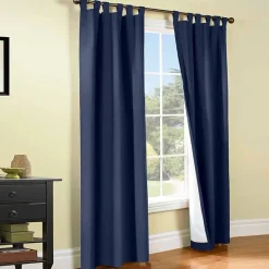 THERMALOGIC™ Tab Top Energy Saving Light-Filtering Set of 2 Curtain Panel