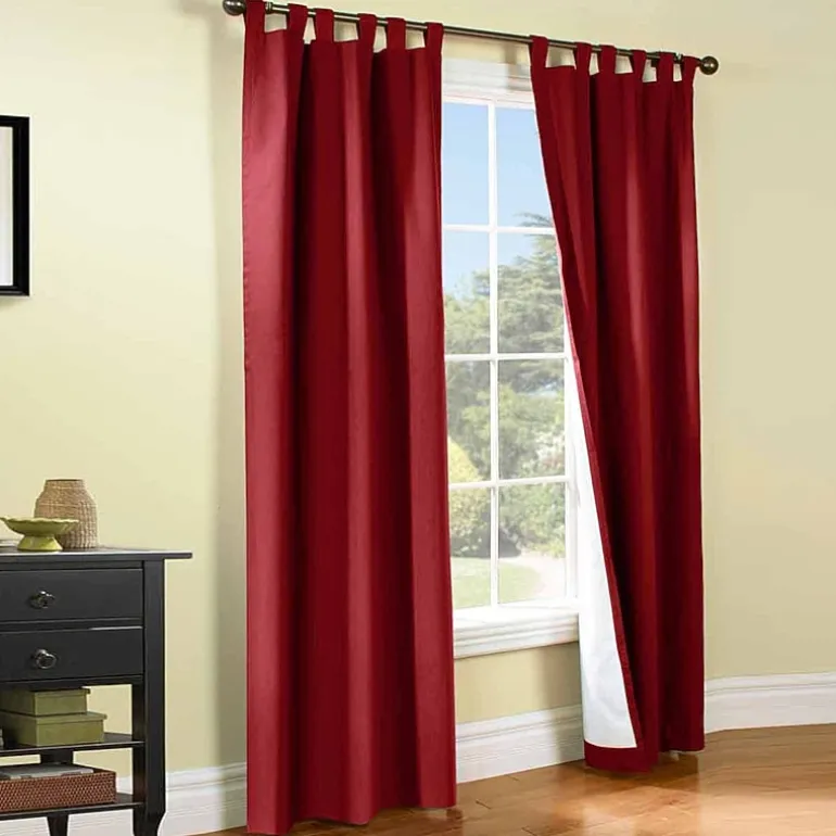 THERMALOGIC™ Tab Top Energy Saving Light-Filtering Set of 2 Curtain Panel