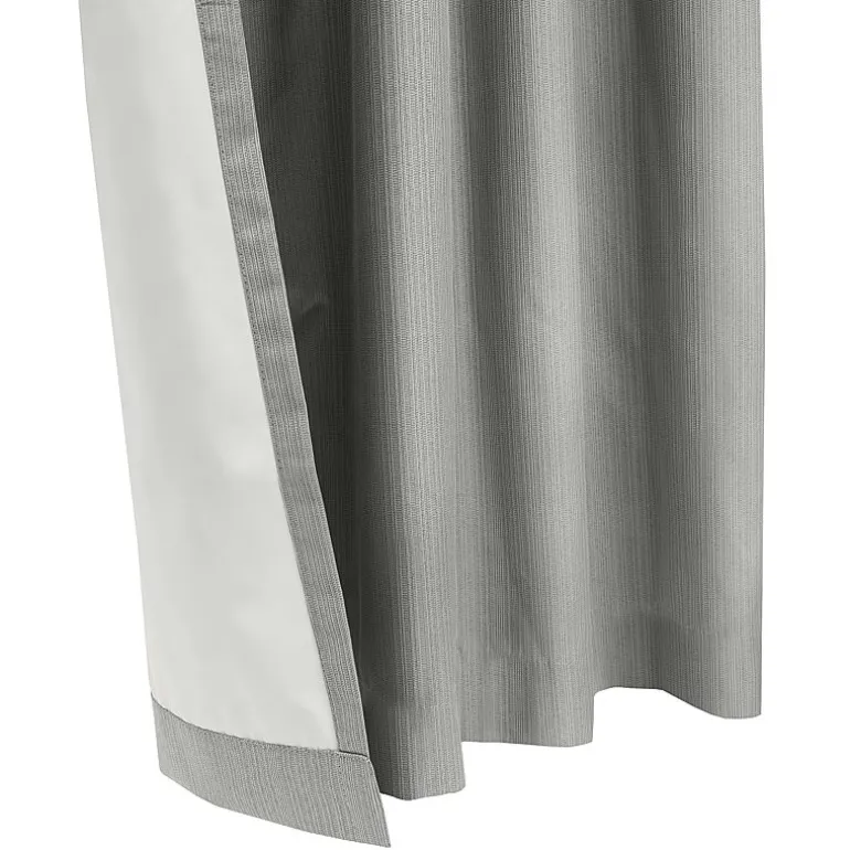 Thermaplus Brooklyn Rod Pocket Back Tab Energy Saving 100% Blackout Single Curtain Panel