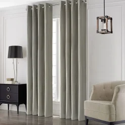 Thermaplus Edison Grommet Top Energy Saving 100% Blackout Single Curtain Panel