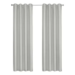 Thermaplus Glacier Grommet Top 100% Blackout Single Curtain Panel