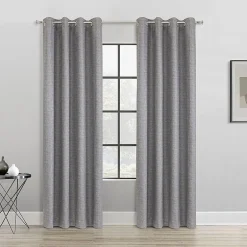Thermaplus Mason Grommet Top 100% Blackout Single Curtain Panel