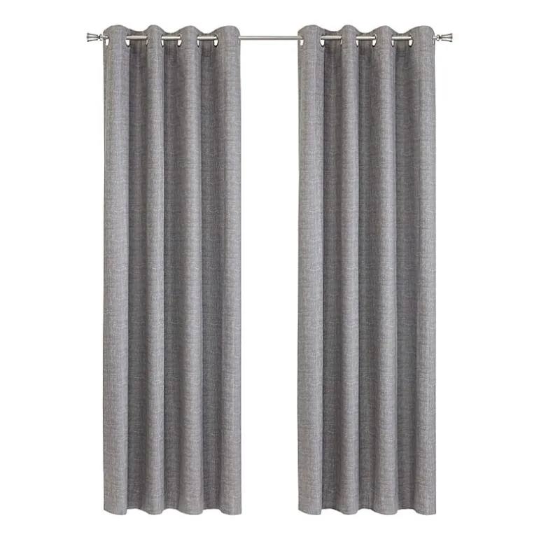 Thermaplus Mason Grommet Top 100% Blackout Single Curtain Panel