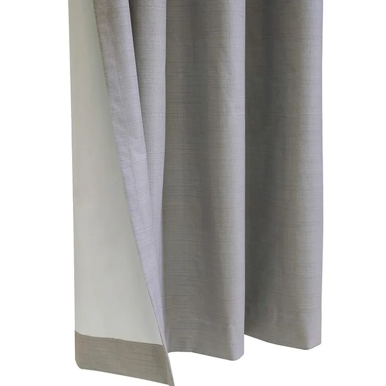 Thermaplus Mason Grommet Top 100% Blackout Single Curtain Panel