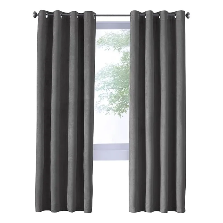 Thermaplus Navar Grommet Top Energy Saving 100% Blackout Single Curtain Panel