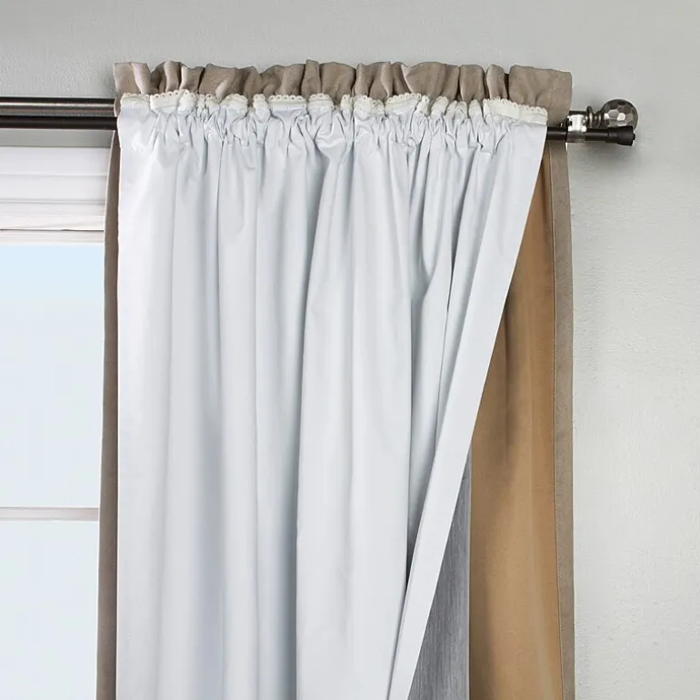 Thermaplus Ultimate Liner Energy Saving Noise Reduction Back Tab Curtain Liner