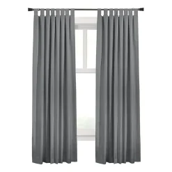 Thermaplus Ventura Tab Top Energy Saving 100% Blackout Set of 2 Curtain Panel