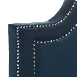 Theron Velvet Upholstered Bed