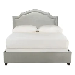Theron Velvet Upholstered Bed