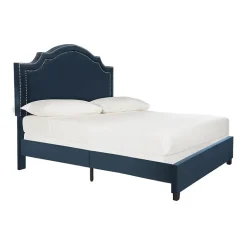 Theron Velvet Upholstered Bed