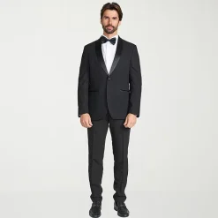 The Savile Row Co Mens Jacquard Slim Fit Sport Coat
