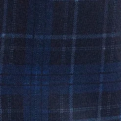 The Savile Row Co Mens Plaid Modern Fit Sport Coat