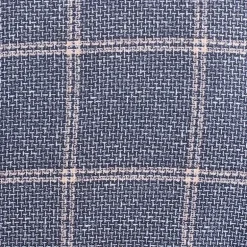 The Savile Row Co Mens Windowpane Modern Fit Sport Coat