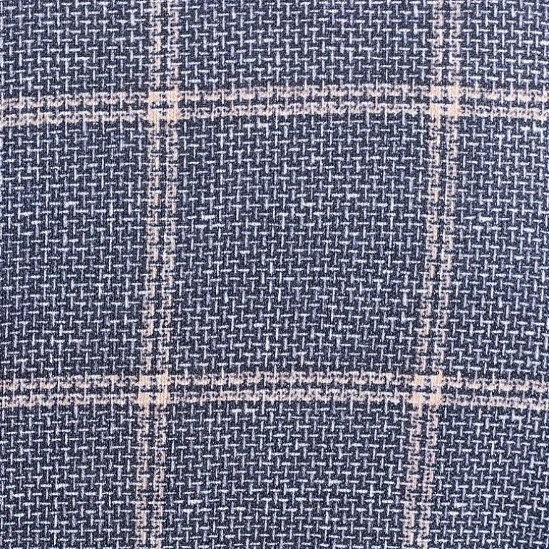 The Savile Row Co Mens Windowpane Modern Fit Sport Coat