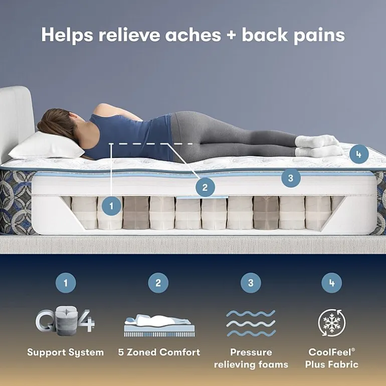 The Serta Perfect Sleeper Autumndale 14" Extra Firm Tight Top - Mattress + Box Spring