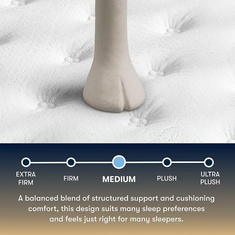 The Serta Perfect Sleeper Mondale 13" Medium Tight Top - Mattress + Box Spring