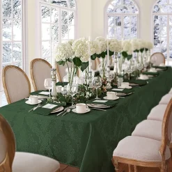 Threadmade Barcelona Jacquard Damask Tablecloth