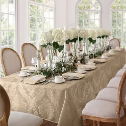 Threadmade Barcelona Jacquard Damask Tablecloth