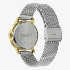 Timex Womens Silver Tone Stainless Steel Bracelet Watch Tw2y48800jt