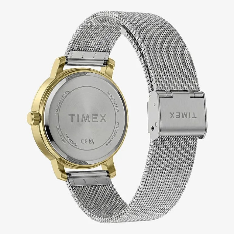 Timex Womens Silver Tone Stainless Steel Bracelet Watch Tw2y48800jt