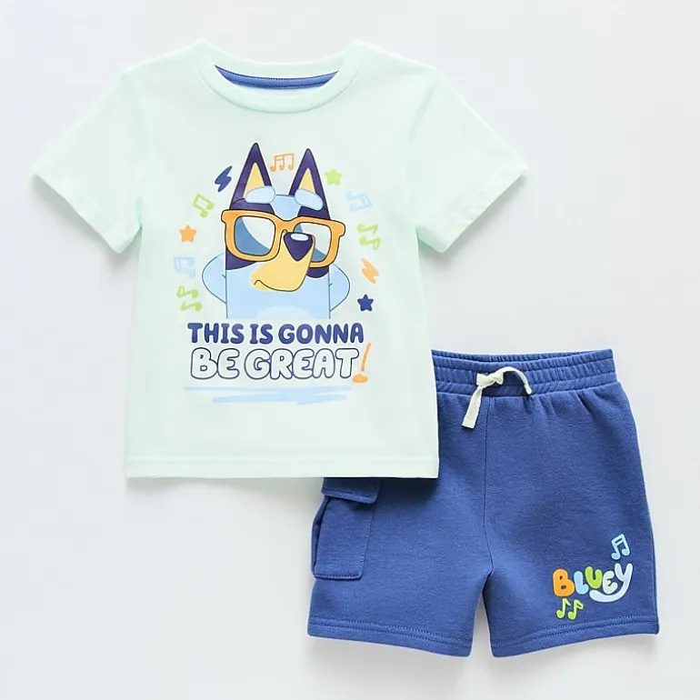 Toddler Boys Bluey 2-pc. Short Set