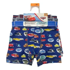 Toddler Boys Cars 3 Pack Boxer Briefs Tabp6555