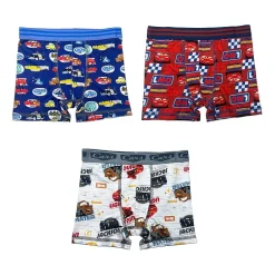 Toddler Boys Cars 3 Pack Boxer Briefs Tabp6555