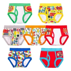 Toddler Boys Cars 7 Pack Briefs Tbup6512