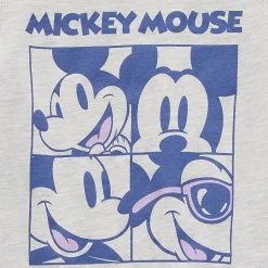 Toddler Boys Crew Neck Short Sleeve Regular Fit Mickey Mouse Graphic T-Shirt