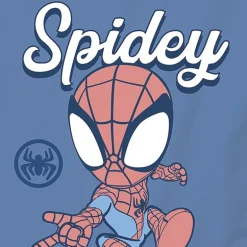 Toddler Boys Crew Neck Short Sleeve Regular Fit Marvel Spiderman Graphic T-Shirt