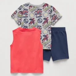 Toddler Boys Marvel Spiderman 3-pc. Short Set