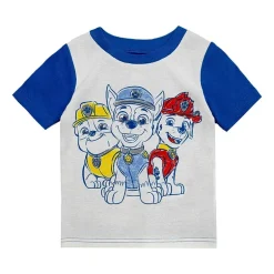 Toddler Boys Paw Patrol Crew Neck Short Sleeve 4-pc. Pajama Set
